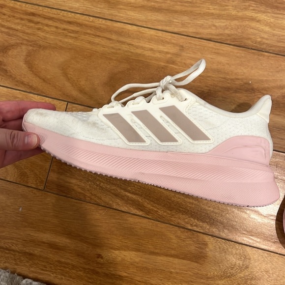 Adidas Ultarun 5 Women’s Running Shoes Pink/White - Picture 11 of 14